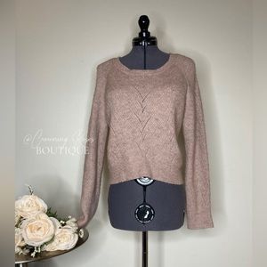 Size Medium Women’s Dusty Pink Ruby Moon Sweater